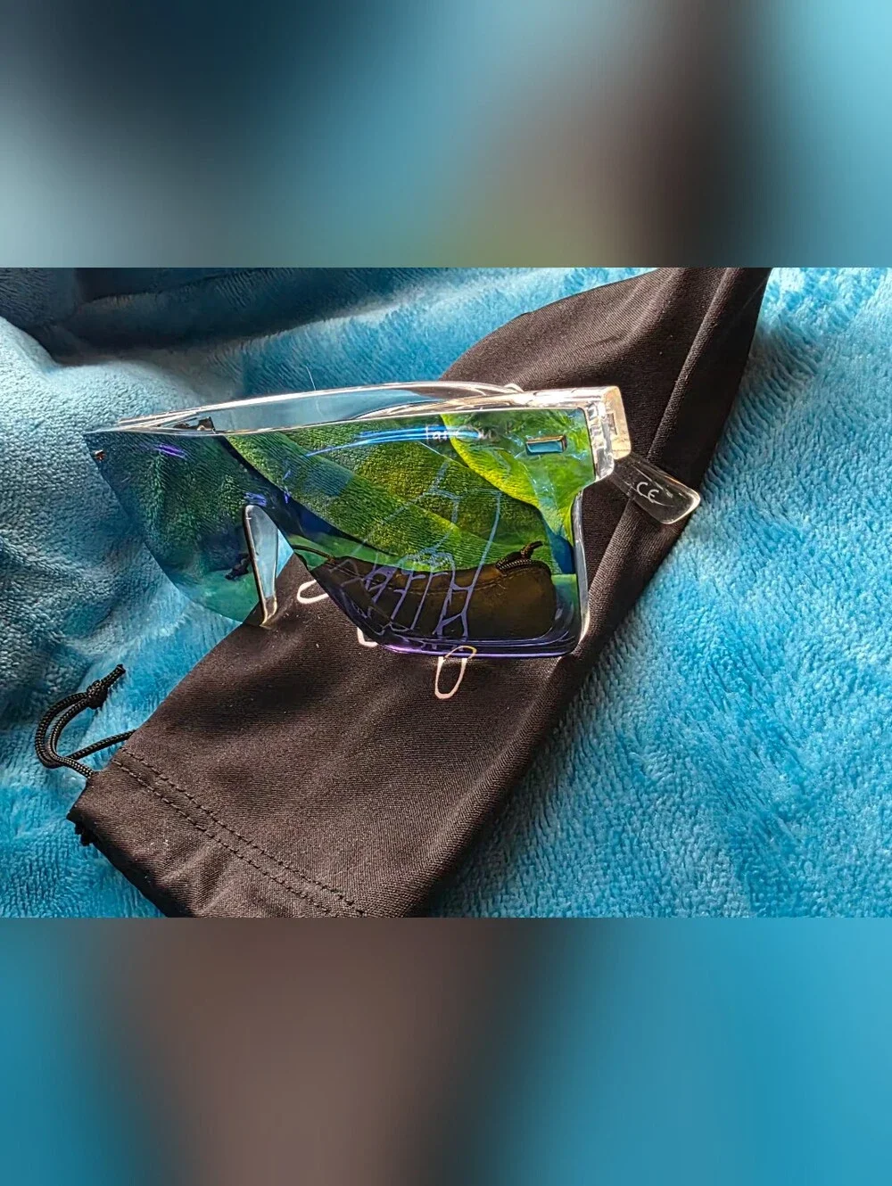 Far Out Neon Yellow- Mirrored Sport Sunglasses